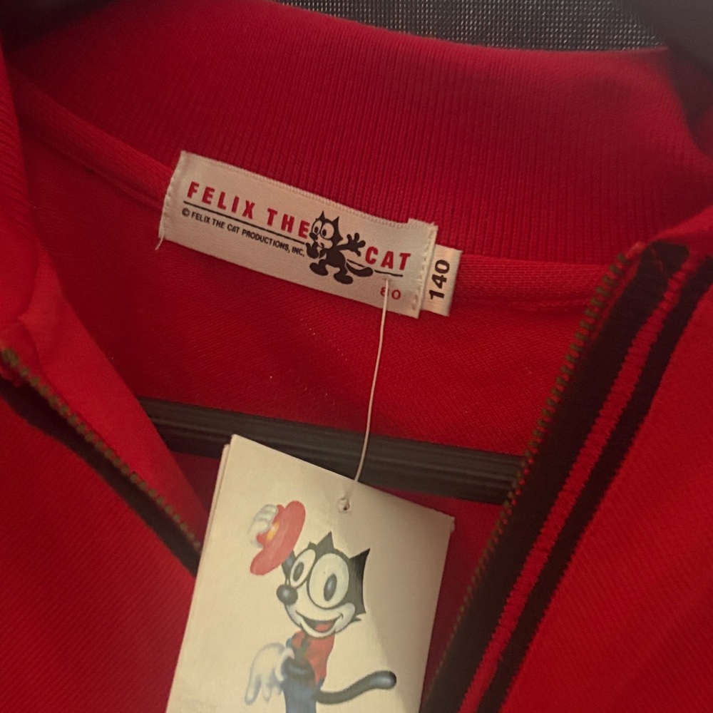 Felix the cat red polo shirt - Picture 2 of 5